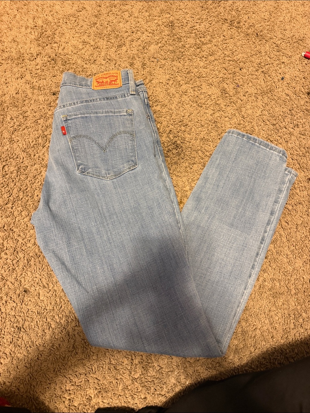Levi's Women's Light Blue Straight-Leg Jeans